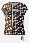 Print-T-Shirt mit Tunnelzug  / Vorderseite