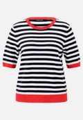 Basic-Pullover mit Streifen / Vorderseite