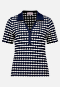 Poloshirt mit Struktur / Vorderseite
