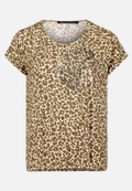 Printshirt mit Gummizug / Vorderseite
