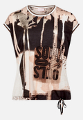 Printshirt mit Tunnelzug / Vorderseite