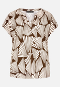 Basic Shirt mit V-Ausschnitt / Vorderseite