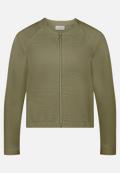 Casual-Jacke mit Rippenstruktur / Vorderseite