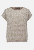 Feinstrickpullover mit Lurexfaden / Vorderseite