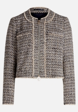 Blazer-Jacke mit Fransen / Vorderseite