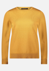 Basic-Strickpullover mit Rundhalsausschnitt / Vorderseite