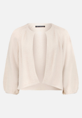 Flauschige Strickjacke  mit 3/4 Arm  / Vorderseite