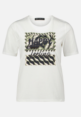 Basic Shirt mit Placement / Vorderseite
