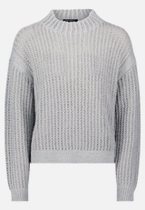 Strickpullover mit hohem Kragen / Vorderseite