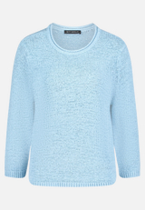 Strickpullover mit 3/4 Arm / Vorderseite