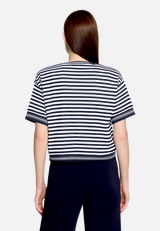 Shirtjacke mit Reißverschluss / Modellfoto Rückseite