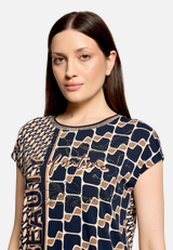 Print-T-Shirt mit Tunnelzug  / Detailbild