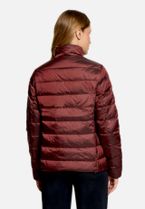 Daunenjacke   mit Stehkragen / Modellfoto Rückseite