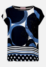 Blusenshirt mit Aufdruck / Vorderseite