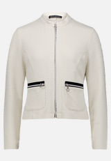 Blazer-Jacke  mit Reißverschluss / Vorderseite