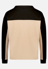Sweatshirt mit Stehkragen / Rückseite