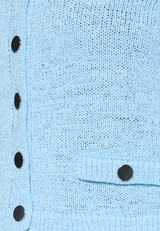 Strick-Cardigan mit aufgesetzten Taschen / Detailbild