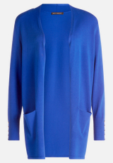 Feinstrickjacke mit Taschen / Vorderseite