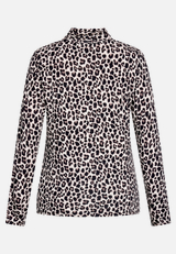 Rollkragenshirt  mit Leoprint  / Rückseite