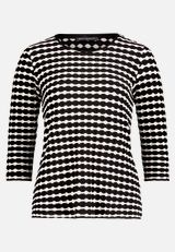 Basic Shirt mit Rundhalsausschnitt / Vorderseite