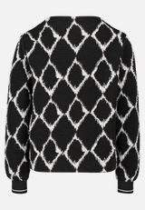 Sweatshirt mit Rippbündchen / Rückseite