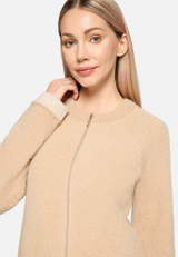 Casual-Strickjacke mit Reißverschluss / Detailbild