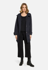 Sommerjacke mit Kragen / Modellfoto Vorderseite (Outfit)