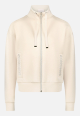 Shirtjacke mit Rippenstruktur / Vorderseite