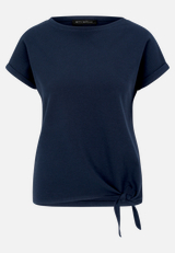 Halbarm-Shirt mit Schleifenknoten / Vorderseite