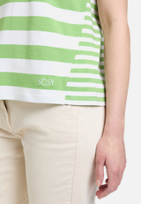 Basic Shirt mit Streifen / Detailbild