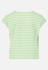 Basic Shirt mit Streifen / Rückseite