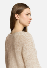 Strickpullover kurzarm / Detailbild
