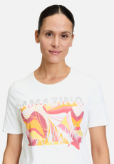 Basic Shirt mit Placement / Detailbild
