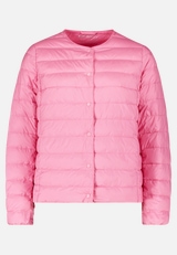 Daunen-Steppjacke mit Rundhalsausschnitt / Vorderseite