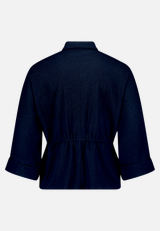 Hemdbluse  mit Gürtel / Rückseite