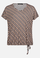 Print-T-Shirt mit Tunnelzug  / Vorderseite