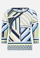 Basic Shirt mit Print / Vorderseite