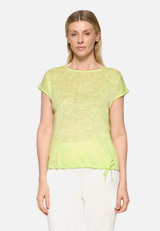 Casual-Shirt mit Tunnelzug / Modellfoto Vorderseite