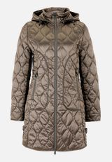 Outdoorjacke mit abnehmbarer Kapuze / Vorderseite