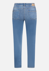 Skinny Jeans  mit Used-Waschung Style Rosalie / Rückseite