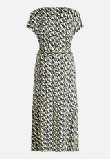 Jerseykleid mit V-Ausschnitt / Rückseite