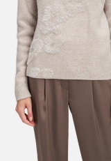 Strickpullover mit Jacquard / Detailbild