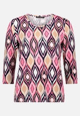 Basic Shirt mit Print / Vorderseite
