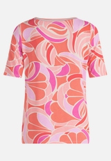 Printshirt mit Schmucksteinen / Rückseite