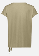 Halbarm-Shirt mit Schleifenknoten / Rückseite