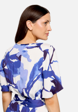 Sommerkleid mit Rundhalsausschnitt / Detailbild