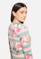 Shirtjacke mit Rippenstruktur / Detailbild
