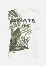 Basic Shirt mit Aufdruck / Vorderseite