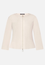 Blazer-Jacke mit Reißverschluss / Vorderseite