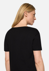 Casual-Shirt mit V-Ausschnitt / Detailbild